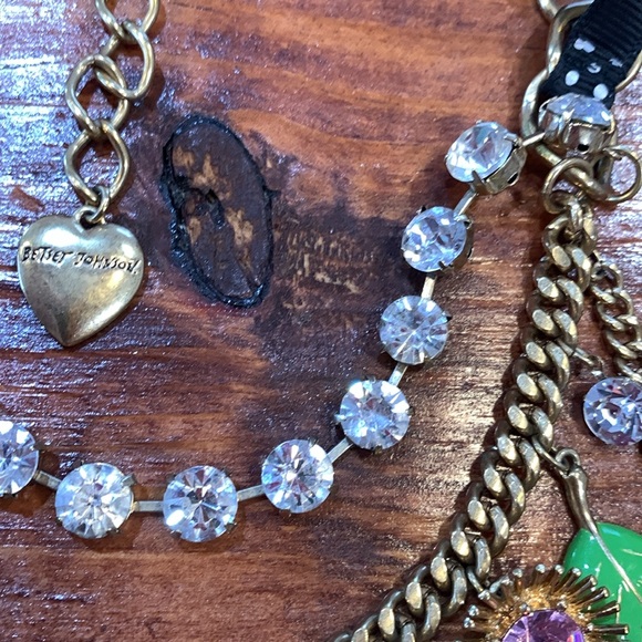 Vintage Betsey Johnson Secret Garden Ladybug Necklace - Picture 9 of 17